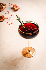 Pomegranate cocktail