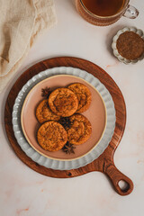 Plate of Snickerdoodle Cookies