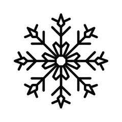 snowflake isolated on white background