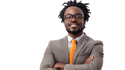 Knowledge management specialist in virtual training professional portrait in a positive office environment