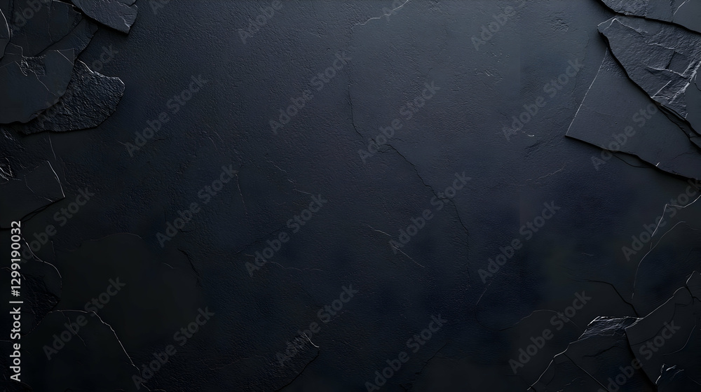 Poster dark textured surface with glitter and fragmented elements for abstract design