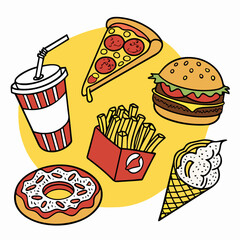fast food icons