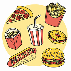 fast food icons