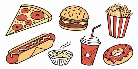 fast food icons