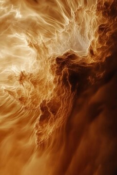 magnetic storm on the Sun, emphasizing its turbulent solar surface with stormy eruptions, snapped with a high-resolution CCD camera, using a long focal length lens --v 6.1 --ar 2:3