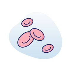 Blood Cell  vector icon