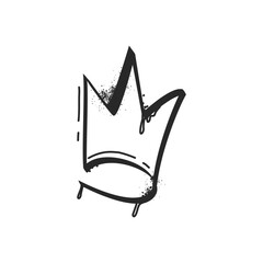 Urban art elements, graffiti vector icons set.