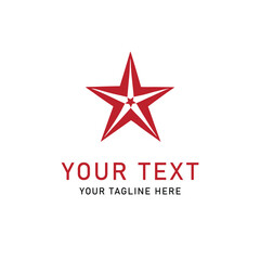 Obraz premium star logo design