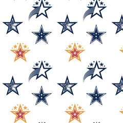 Fototapeta premium seamless stars pattern