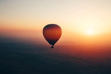 Obraz premium Hot Air Balloon Sunrise Adventure