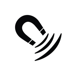 Magnet icon. Simple vector sign.