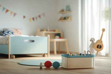 Child's Room, Playful Decor, Modern Design,  Interior