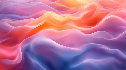 Obraz premium Airy flowing pastel gradient design high resolution hd image