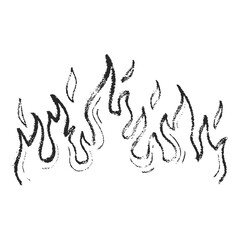 Rock n roll icon elements hand drawn doodle crayon pencil chalk tattoo sticker