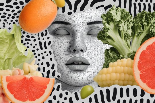 Minimalistic Visual Representation of Orthorexia Concept