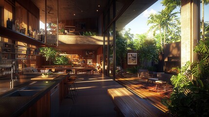 Modern Tropical Home Interior
