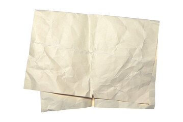 Obraz premium Blank Folded brown Paper background.