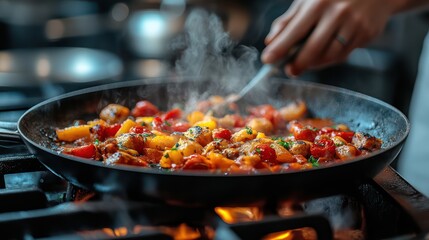 Delicious Steaming Saut