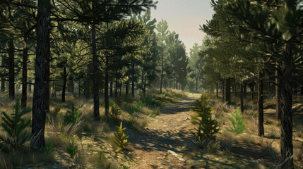 Obraz premium autumn in the forest