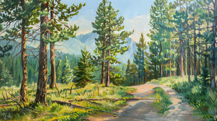 Obraz premium autumn in the forest