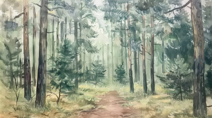 Fototapeta premium autumn in the forest