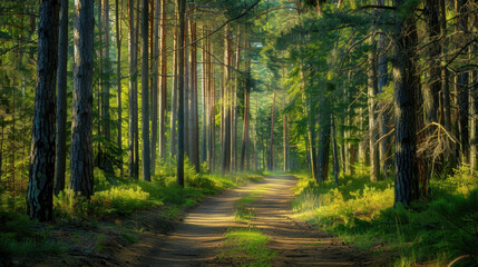 Obraz premium autumn in the forest