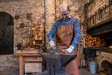 Elderly Blacksmith Preserves Traditional Craftsmanship in Salzburg
