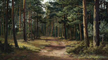 Fototapeta premium autumn in the forest