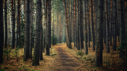 Fototapeta premium autumn in the forest