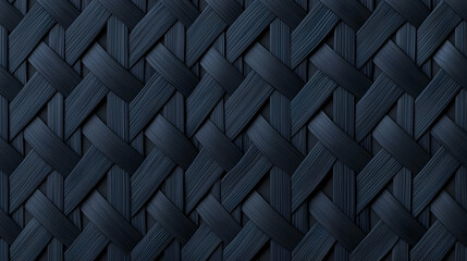 Detailed Woven Textured Pattern With Repeating Diagonal Lines And Blue Tones Creating A Modern Geometric Design