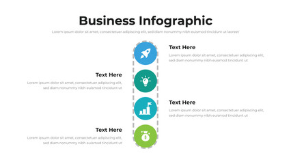 Business infographic presentation layout fully editable.