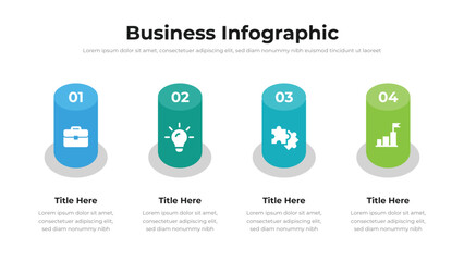 Business infographic presentation layout fully editable.
