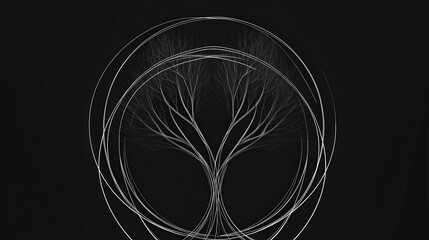 Abstract Tree of Life: A Symbolic Representation of Nature's Beauty