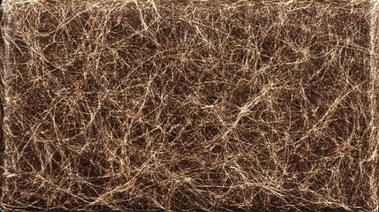 Abstract Brown Crackled Texture Background, Distressed Vintage Paper, Grunge Style, Aged Leather, Cracked Surface,  Dark Brown Background