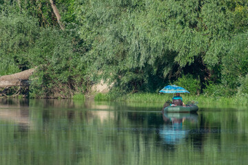 boat on the river