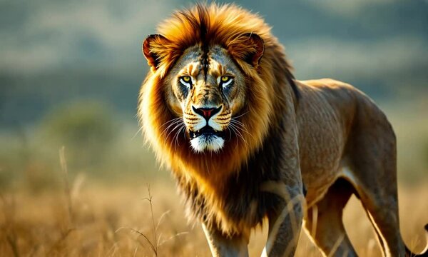 Majestic Lio.n in the Wild