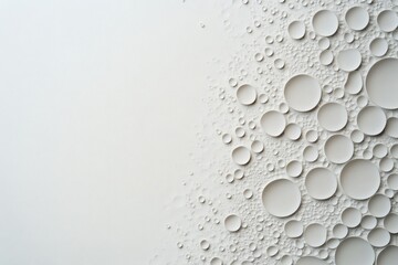 Captivating bubbles create a textured wall in modern art. Generative AI