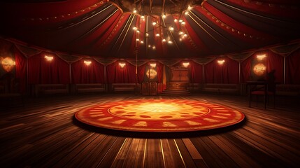 Empty circus arena with tiered seating view high resolution hd photo