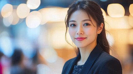Obraz premium Confident Young Asian Businesswoman Portrait