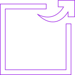 Jump Arrow icon single vector illustration