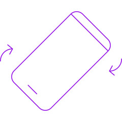 Tilt Device icon single vector illustration