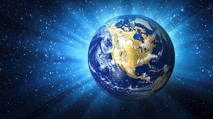 Obraz premium Earth, Celestial Sphere in the Cosmos