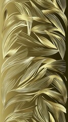Stunning Gold Abstract Design with Intricate Lines