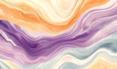 Obraz premium Abstract marbled design background with flowing colors