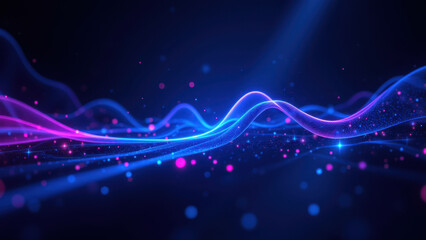 Obraz premium Image showcasing a digital transformation with vibrant motion graphics, representing DevOps concepts such as CI/CD pipelines, containerization, and cloud-native application development.