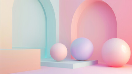 Fototapeta premium abstract background pastel