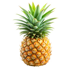 Fresh Pineapple: High-Quality Image isolated on transparent background