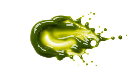 Splash Of green sauce PNG 