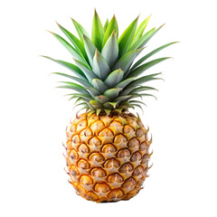 Fresh Pineapple: Juicy, Sweet & Delicious isolated on transparent background