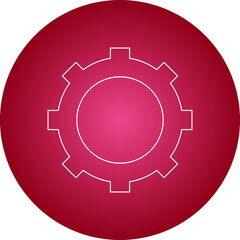 Setting icon single vector illustration